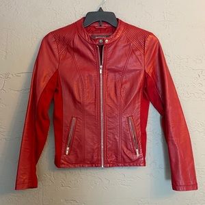 Faux Leather Jacket
